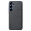 Image de Coque en silicone avec lanière et support noir pour Samsung Galaxy S25+