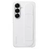 Image de Coque en silicone avec lanière et support blanc pour Samsung Galaxy S25