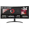 Image de Ecran PC LG UltraWide 34WR50QK-B 34" Incurvé WQHD