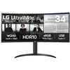 Image de Ecran PC gaming LG UltraWide 34WR55QK-B 34" Incurvé 100 Hz WQHD