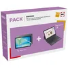 Image de Pack Tablette tactile Samsung Galaxy Tab S10FE 10,9" 128 Go Anthracite + Book Cover Keyboard