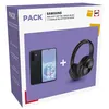 Image de Pack Smartphone Samsung Galaxy A57 6,7" 5G Nano SIM 128 Go Bleu + Casque Bluetooth Noir
