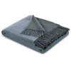 Image de BIEDERLACK Tagesdecke - Plaid 130x170cm Bleu Gris bleu marine