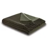 Image de BIEDERLACK Plaid CACHEMIRE 130x170cm Forest Salvia vert foncé