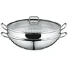 Image de WMF Macao Wok-Set 36cm 4 pièces Cromargan argent