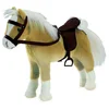 Image de Accessoires de poupées : Götz Boutique : Peluche Cheval articulé avec sel et harnais : Halfinger Gotz-3401926