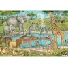 Image de Puzzle 60 pièces : Animaux d’Afrique