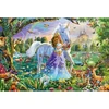 Image de Puzzle 150 piÃ¨ces : Princesse avec licorne et chÃ¢teau