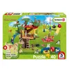 Image de Puzzle 40 piÃ¨ces avec figurine : Chiens heureux