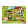 Image de Puzzle 100 piÃ¨ces avec figurine : Ferme et magasin de la ferme