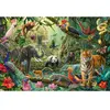Image de Puzzle 100 pièces : Faune colorée dans la jungle Schmidt-56485