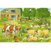 Image de Puzzle 100 piÃ¨ces : Familles dâanimaux Ã  la ferme