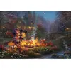 Image de Puzzle 200 piÃ¨ces : Disney, Mickey et Minnie Sweetheart Feu de camp