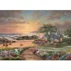 Image de Puzzle 1000 pièces : Thomas Kinkade : Cottage en Bord de mer Schmidt-57368