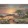 Image de Puzzle 1000 piÃ¨ces : Thomas Kinkade : Cottage en Bord de mer