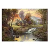 Image de Puzzle 1000 pièces - Thomas Kinkade : Chalet au crépuscule Schmidt-58445