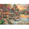 Image de Puzzle 1000 pièces : Rive dorée au crépuscule Schmidt-58553