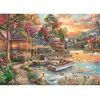 Image de Puzzle 1000 piÃ¨ces : Rive dorÃ©e au crÃ©puscule