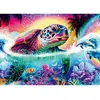 Image de Puzzle 1000 piÃ¨ces : Tortue nÃ©on