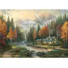 Image de Puzzle 1000 pièces : Soirée d'automne au bord du lac Schmidt-58784