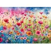 Image de Puzzle 1000 pièces : Prairie de coquelicots