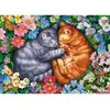 Image de Puzzle 1000 piÃ¨ces : Sommeil aux pattes de velours
