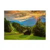 Image de PUZZLE 1500 PIECES : COUCHER DE SOLEIL SUR LE VILLAGE DE MONTAGNE DE WAMBERG