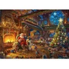 Image de Puzzle 1000 piÃ¨ces : Le PÃ¨re NoÃ«l et ses lutins
