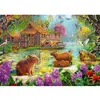 Image de Puzzle 2000 pièces : Paradis des capybaras Schmidt-59731