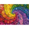 Image de Puzzle 2000 piÃ¨ces : Tourbillon de fleurs multicolores