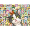Image de Puzzle 1000 piÃ¨ces : Mimique de chat