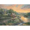 Image de Puzzle 1000 piÃ¨ces : Aube Ã  Emerald Valley - Thomas Kinkade