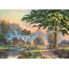 Image de Puzzle 1000 pièces en bois : Le vieux moulin à eau - Thomas Kinkade Schmidt-59797