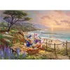 Image de Puzzle 1000 pièces :Thomas Kinkade : Donald et Daisy, Disney  : Un après-midi de canard Schmidt-59951