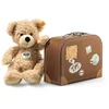Image de STEIFF Fynn Ours en peluche dans une valise beige 28 cm beige
