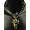 Image de Collier Hibou doré avec pierres multicolores FETE-83486312