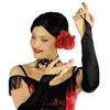 Image de Gants mitaines en satin 42cm, Noirs FETE-842501721