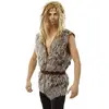 Image de Gilet Peluche viking adulte, Brun C-35 295217 05