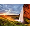 Image de Puzzle 1000 piÃ¨ces : Chute d'eau de Seljalandsfoss, Islande