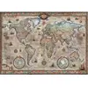 Image de Puzzle 1000 piÃ¨ces et Poster: Carte du monde RÃ©tro