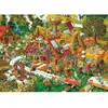 Image de Puzzle 1000 pièces : Cartoon Classics : Drôle de ferme Heye-58387