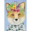 Image de Puzzle 1000 piÃ¨ces :Floral Friends : Renard amical
