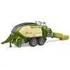 Image de Presse Krone BiG Pack 1290 HDP VC avec 2 bottes de paille rectangulaires Bruder-2033