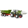 Image de Roadmax tracteur avec chargeur avant et remorque basculante Bruder-3452