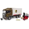 Image de Camion de transport avec chariot élévateur : Scania Super 560R UPS Bruder-3582