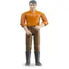 Image de Figurine homme châtain avec jean marron Bruder-60007