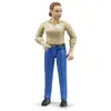 Image de Figurine femme avec pantalon bleu Bruder-60408