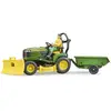 Image de Tracteur tondeuse John Deere bworld Bruder-62104