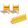 Image de Modelisme HO - Gares et chemin de fer : Sabots de calage Busch-BUE7778