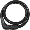 Image de Antivol câble Abus Tresor Steel-O-Flex 1360/110 42934 Noir 110 cm